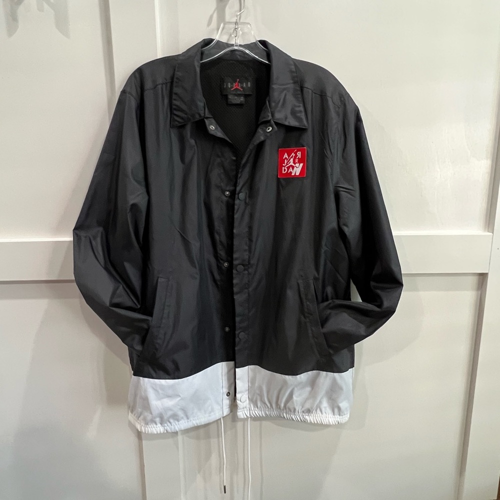 Jordan Button Up Jacket Size Medium - image 1